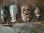 Houten maskertjes, Verzamelen, Ophalen of Verzenden