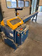 Shuco zaagmachine met rollerbaan, Doe-het-zelf en Verbouw, 70 mm of meer, Ophalen of Verzenden, Zo goed als nieuw, Afkortzaag