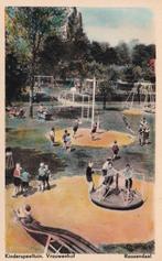 17718 Kinderspeeltuin vrouwenhof Roosendaal oude fotokaart, Verzenden, 1940 tot 1960, Ongelopen, Noord-Brabant