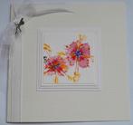 Bloem geschilderd met aquarel verf., Ophalen of Verzenden, Zo goed als nieuw, Overige thema's