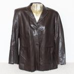 Zeer Mooie Zachte Leather Look Hauber Jas (Maat 44) € 25,-, Kleding | Dames, Bruin, Hauber, Maat 42/44 (L), Ophalen of Verzenden