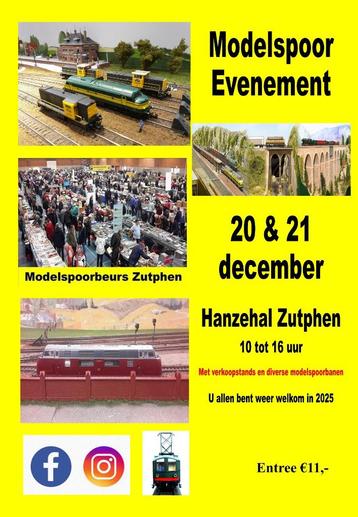 Grote treinenbeurs met groot aanbod n-spoor beschikbaar voor biedingen