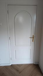 Binnendeur stomp 83 X 200 gratis scharnieren en deurkruk 4cm, Doe-het-zelf en Verbouw, 80 tot 100 cm, Gebruikt, Hout, Ophalen