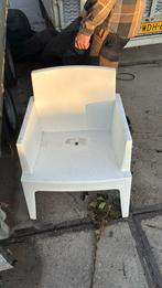 4 x tuintafel stoel wit, Huis en Inrichting, Ophalen, Wit, Eén