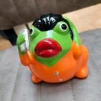 Spaarpot Pomme Pidou Dame met GSM, Verzamelen, Spaarpotten, Ophalen of Verzenden, Zo goed als nieuw, Metaal of Blik, Overige thema's