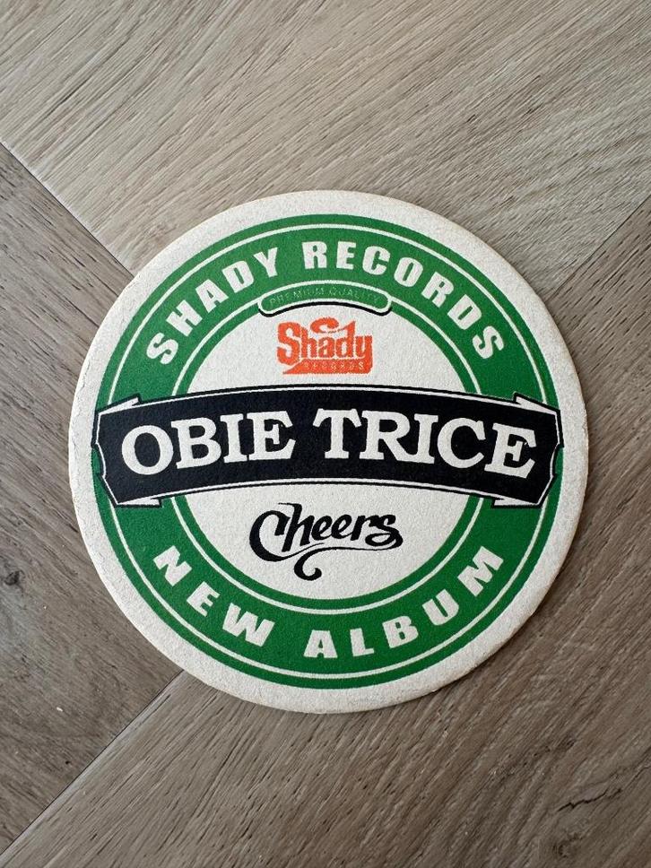 Shady Records / Obie Trice/ G-Unit promo bierviltje (Eminem), Verzamelen, Muziek, Artiesten en Beroemdheden, Nieuw, Gebruiksvoorwerp