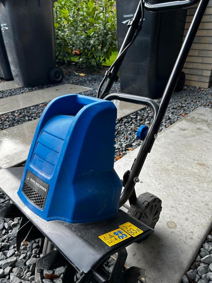Borg Tuinfrees - Krachtige Elektrische Grondfrees, Tuin en Terras, Verticuteermachines, Zo goed als nieuw, Elektrisch, Ophalen of Verzenden