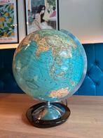 Vintage globe van glas columbus, Ophalen of Verzenden, Gebruikt