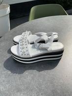 Graceland Sandalen Zwart en Witte Maat 39 NIEUW, Ophalen, Nieuw, Zwart, Sandalen of Muiltjes