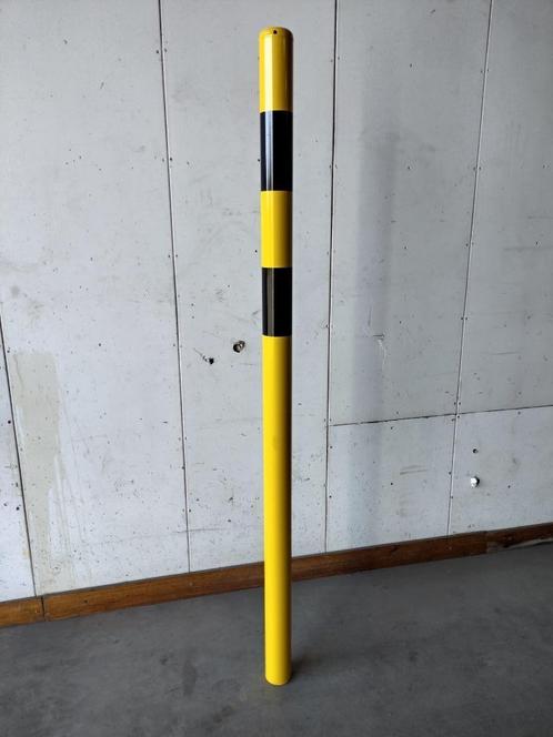 Rampaal / Aanrijdpaal / Afzetpaal Nieuw Geel Zwart, Tuin en Terras, Palen, Balken en Planken, Nieuw, Palen, 180 tot 250 cm, Ophalen