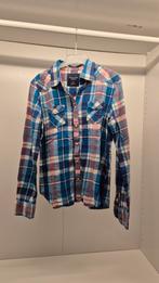 Blouse met Drukknoopjes - Maat M, Kleding | Dames, Blouses en Tunieken, Maat 38/40 (M), Blauw, Ophalen of Verzenden, Gedragen