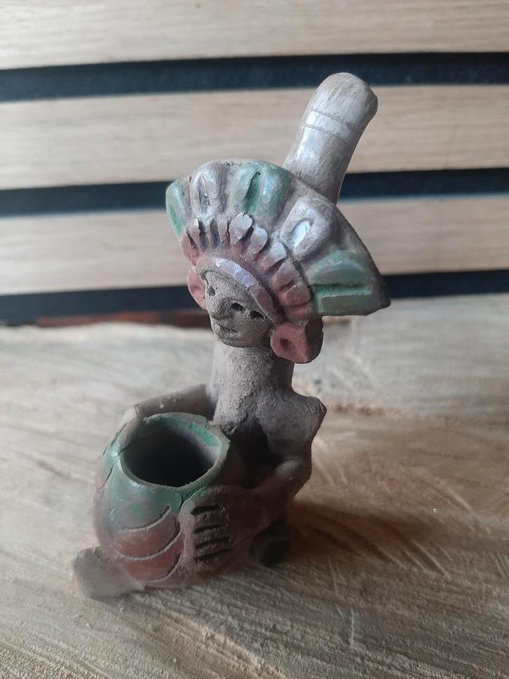 Handgemaakt pijpje, Antiek en Kunst, Curiosa en Brocante, Ophalen of Verzenden