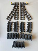Partij lego RC spoor / rails wissels flexibel recht bocht, Ophalen of Verzenden, Zo goed als nieuw