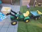 Tractor met aanhanger, Kinderen en Baby's, Speelgoed | Buiten | Skelters, Ophalen, Gebruikt, Overige merken