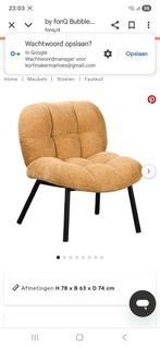 Fonq fauteuil zgan, Huis en Inrichting, Ophalen, Zo goed als nieuw, Zwart, Eén