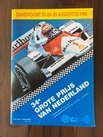 Laatste programmaboekje F1 Zandvoort 1985, Ophalen of Verzenden, Zo goed als nieuw