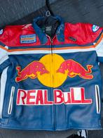 Vintage leren jas, Ophalen of Verzenden, Gedragen, Blauw, Jas of Mantel