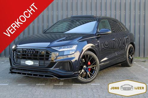 Audi Q8 55 TFSI QUATTRO 3x S-LINE PANO B&O NACHT HUD LUCHT, Auto's, Audi, Bedrijf, Q8, 360° camera, 4x4, ABS, Adaptive Cruise Control