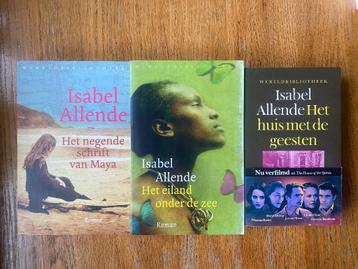 Isabel Allende - 3 boeken (set prijs €4,50) beschikbaar voor biedingen