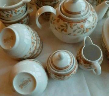 Art-Design Koffietijd servies Germany fruit decor sinasappel beschikbaar voor biedingen