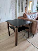 Designtafel van echt hout, Huis en Inrichting, Tafels | Salontafels, Ophalen, 50 tot 100 cm, 50 tot 100 cm, Minder dan 50 cm