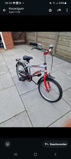 Grijze Gazelle Kinderfiets, Gebruikt, Ophalen of Verzenden, Handrem, 16 inch