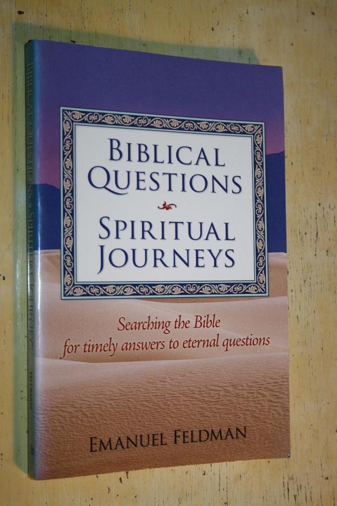 Biblical Questions Spiritual Journeys Emanuel Feldman, Boeken, Godsdienst en Theologie, Zo goed als nieuw, Ophalen of Verzenden