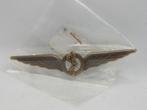 Metalen wing Vliegerarts Koninklijke Luchtmacht, Verzenden, Luchtmacht, Nederland, Lintje, Medaille of Wings