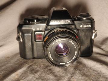 Minolta X-300s + MD Rokkor 45mm f/2 – Analoge Spiegelreflex beschikbaar voor biedingen