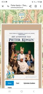 3 kaartjes Pieter Konijn in Het kruispunt Barendrecht, 8 mei, Tickets en Kaartjes, Theater | Musical, Mei, Drie personen of meer