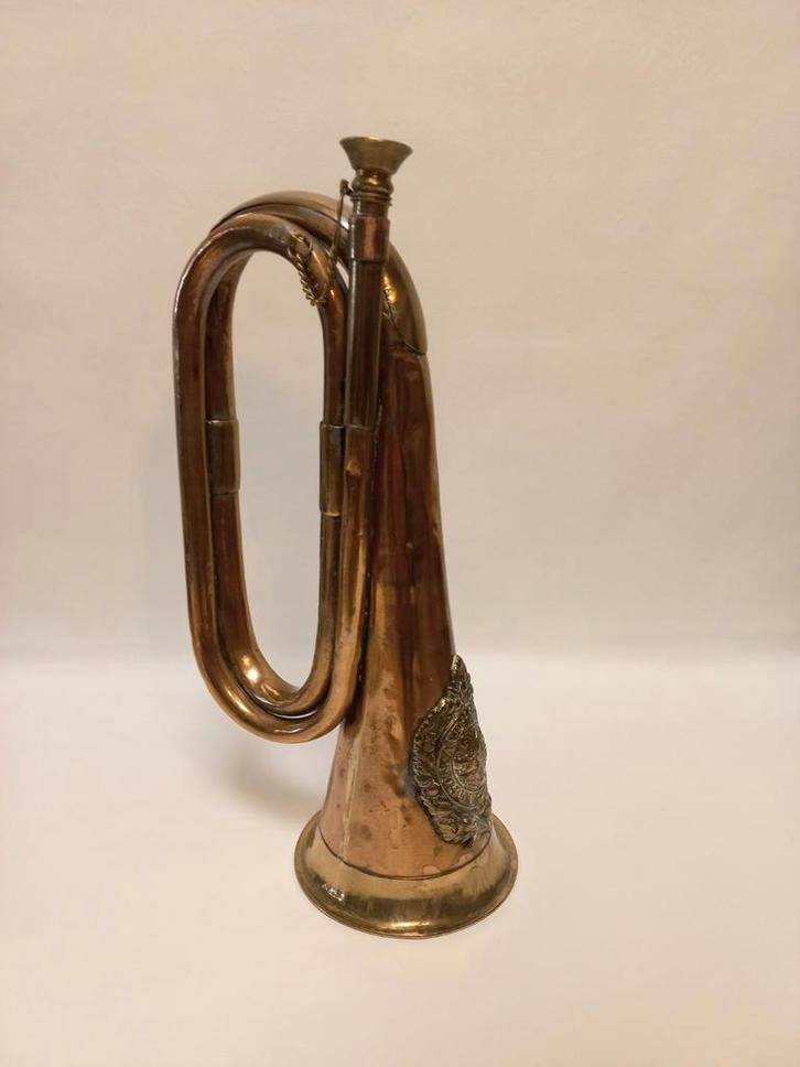 Koperen Trompet - 28cm, Muziek en Instrumenten, Blaasinstrumenten | Trompetten, Gebruikt, Overige typen, Ophalen of Verzenden