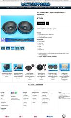 AXTON AC28VT 8 inch midwoofers / speakers, ., Nieuw, Ophalen of Verzenden, AXTON