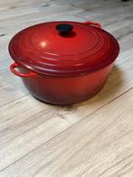 Le Creuset Kookpan 34cm 12L, Huis en Inrichting, Keuken | Potten en Pannen, Kookpan of Snelkookpan, Gebruikt, Ophalen of Verzenden