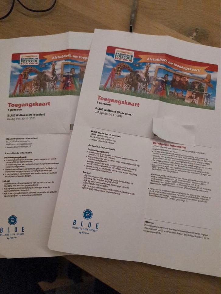 2 toegangskaarten sauna BLUE WELLNESSRESORT, Tickets en Kaartjes, Kortingen en Cadeaubonnen, Twee personen, Spa of Sauna, Cadeaubon