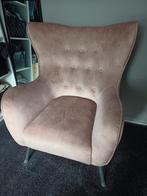 Fauteuil velvet champagne, Ophalen, Zo goed als nieuw
