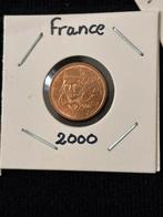 2 Cent Frankrijk 2000, Ophalen of Verzenden, Overige landen, Losse munt