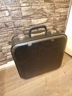 Vintage Koffer - Zwart, Sieraden, Tassen en Uiterlijk, Koffers, Ophalen, Gebruikt, Hard kunststof, Slot