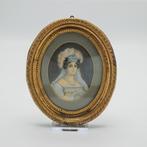 Portretminiatuurtje 1794 gedateerd, Ophalen of Verzenden