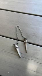 Zilveren breipen doppen, Antiek en Kunst, Antiek | Goud en Zilver, Ophalen of Verzenden, Zilver