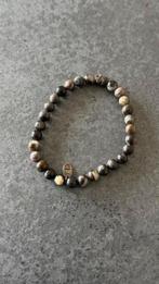 KARMA Kralen Armband - 925 - Zwart/Grijs, --, Zwart, Ophalen of Verzenden, Zo goed als nieuw