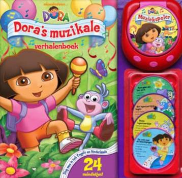 Dora's muzikale verhalenboek compleet met 4 discs ZGAN beschikbaar voor biedingen