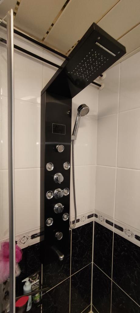 Luxe Douchepaneel met LED, Huis en Inrichting, Badkamer | Complete badkamers, Zo goed als nieuw, Met douche, Ophalen