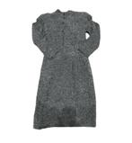 Dior wollen jurk tweed, Maat 38/40 (M), Ophalen of Verzenden, Knielengte, Grijs