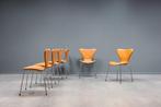 Serie 7 "butterfly” chair, set of 6, Ophalen of Verzenden, Zo goed als nieuw, Bruin, Eén