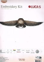 Cado  luca HEEL  groot borduurpakket the owl  005, Hobby en Vrije tijd, Ophalen of Verzenden, Nieuw, Handborduren, Borduurpakket