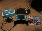 Zgan nintendo switch, Ophalen, Turquoise, Zo goed als nieuw, Met beschermhoes of tas