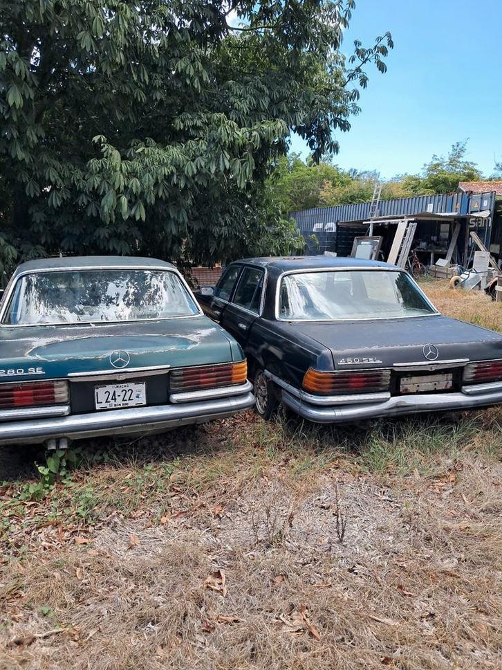 Restauratie object of onderdelen een mercedes 450sel W116, Auto's, Mercedes-Benz, Particulier, S-Klasse, Benzine, Sedan, Automaat