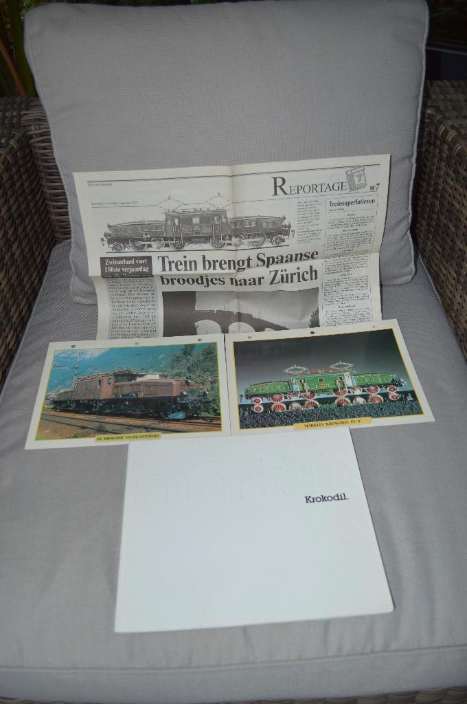 Märklin : Historiek van de beroemde Krokodil, Hobby en Vrije tijd, Modeltreinen | H0, Zo goed als nieuw, Boek, Tijdschrift of Catalogus