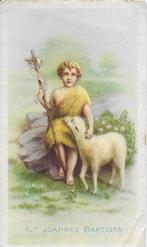 Bp562 prentje st joannes baptista, Ophalen of Verzenden, Zo goed als nieuw, Kaart of Prent