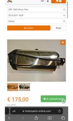 Uitlaat CRF 1000 Africa Twin 2015-2017, Motoren, Ophalen of Verzenden, Gebruikt